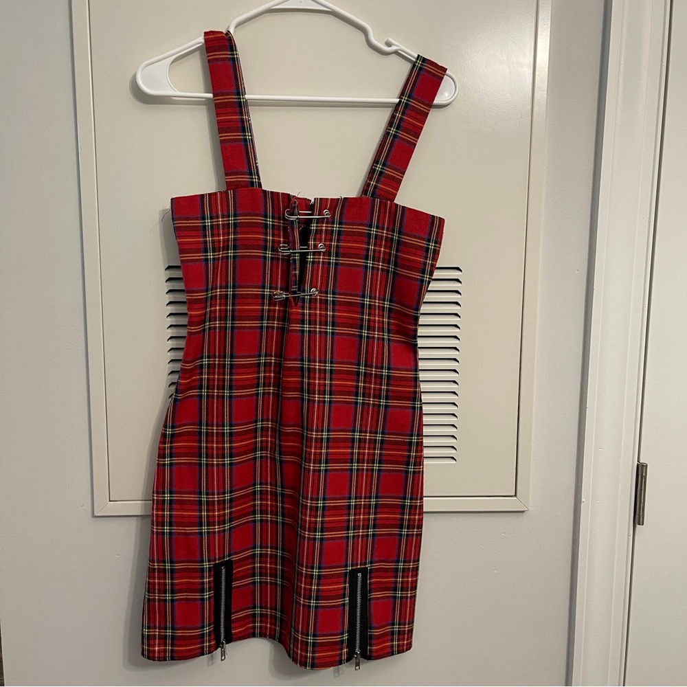 Vintage Bedlamite brooklyn plaid mini dress
